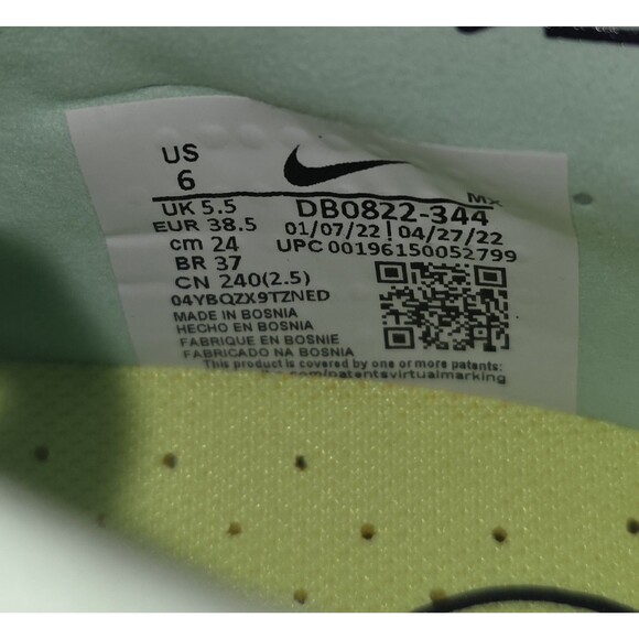Nike Tiempo Legend 9 Elite SG-PRO AC Green Soccer Cleats DB0822-344 Men’s Size 6